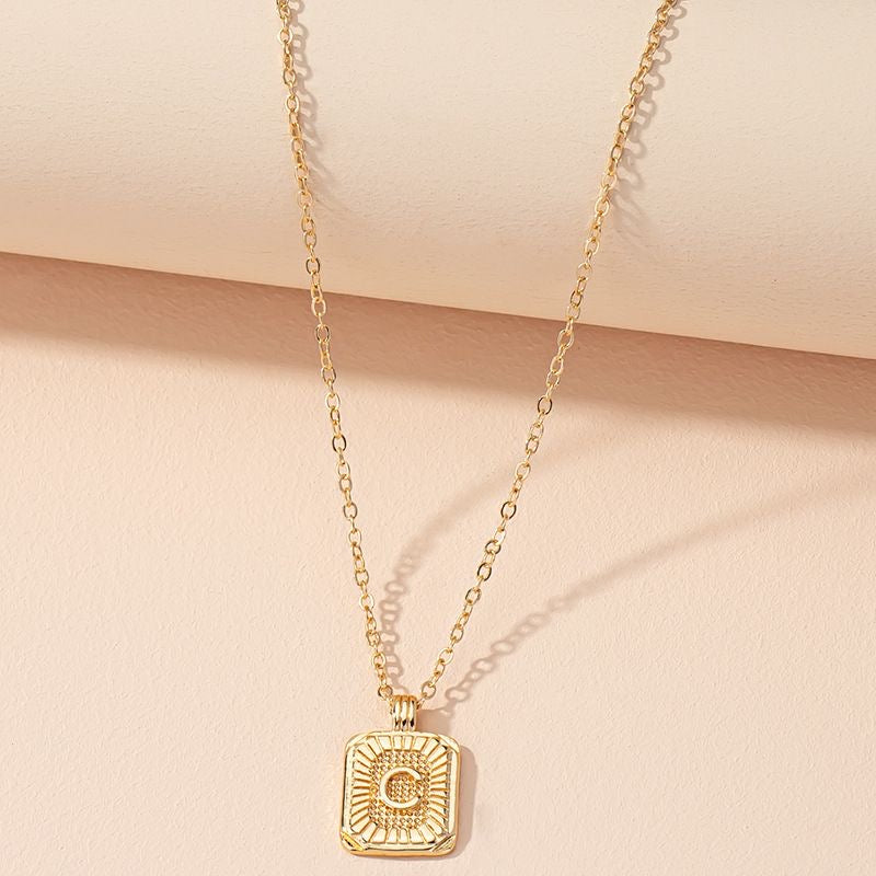 Gold Letter Necklace