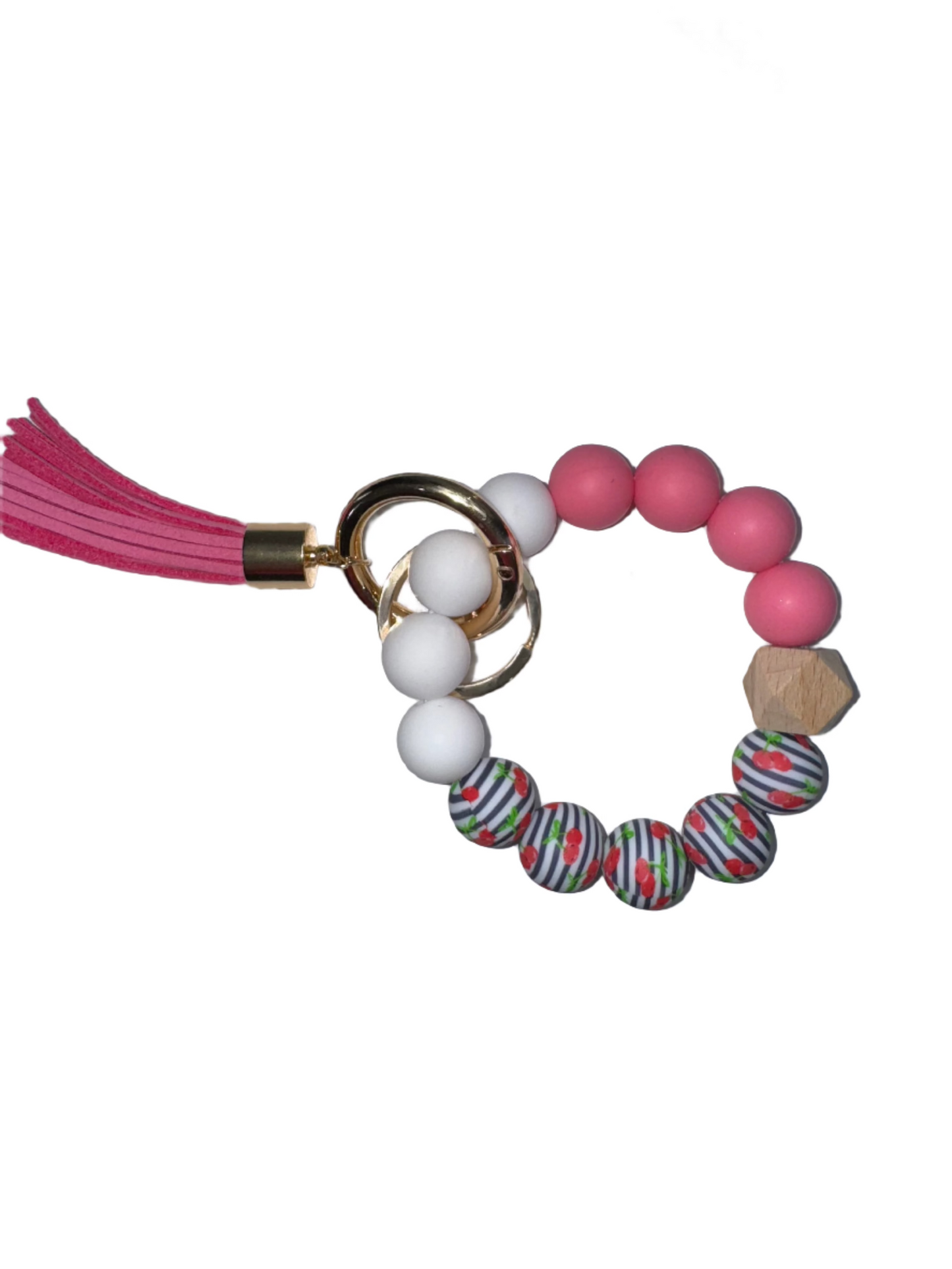 Cherry Bracelet Keychain