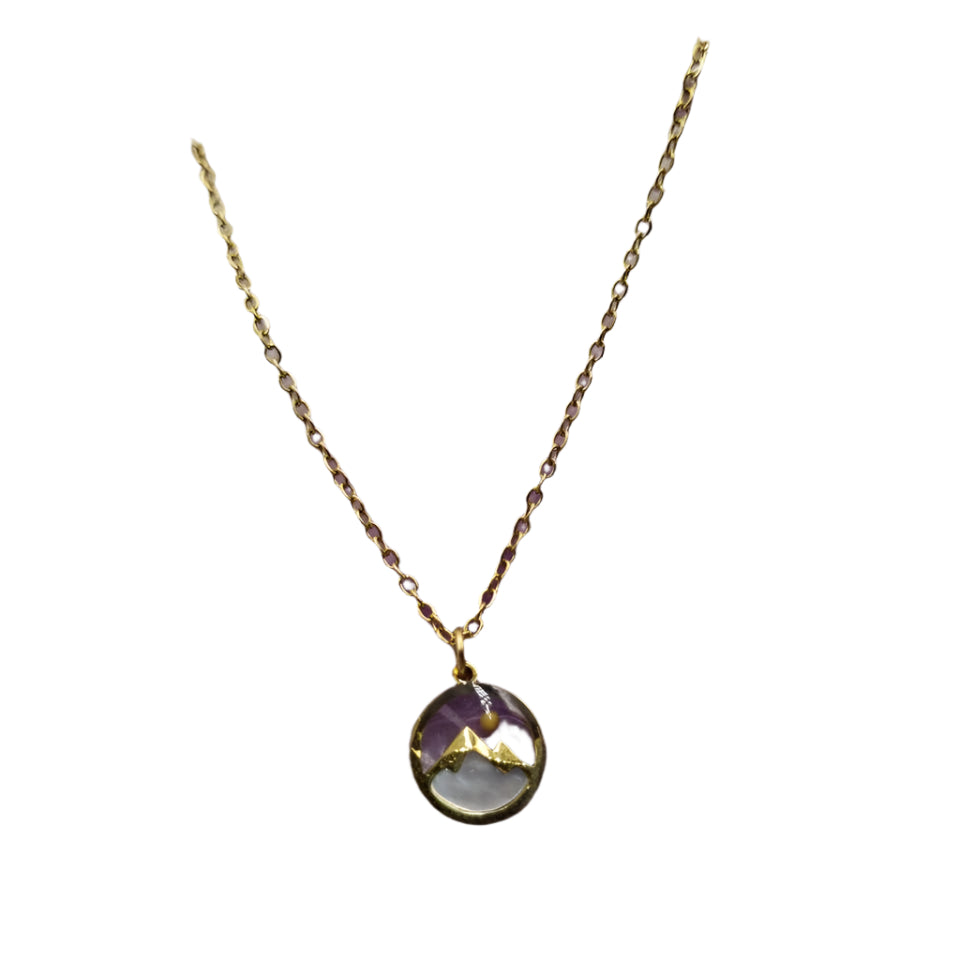 Faith As Mustard Seed Mountain Necklace