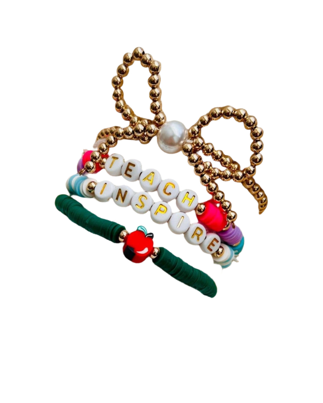 Teacher Friendship Bracelet Stack