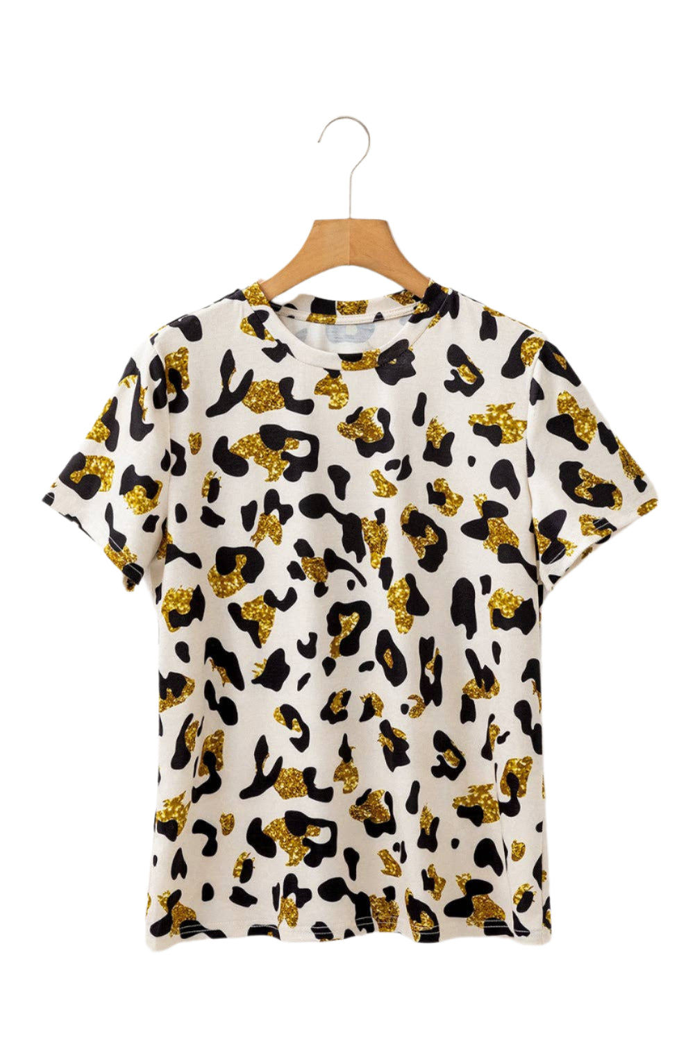 Leopard Round Neck T-Shirt