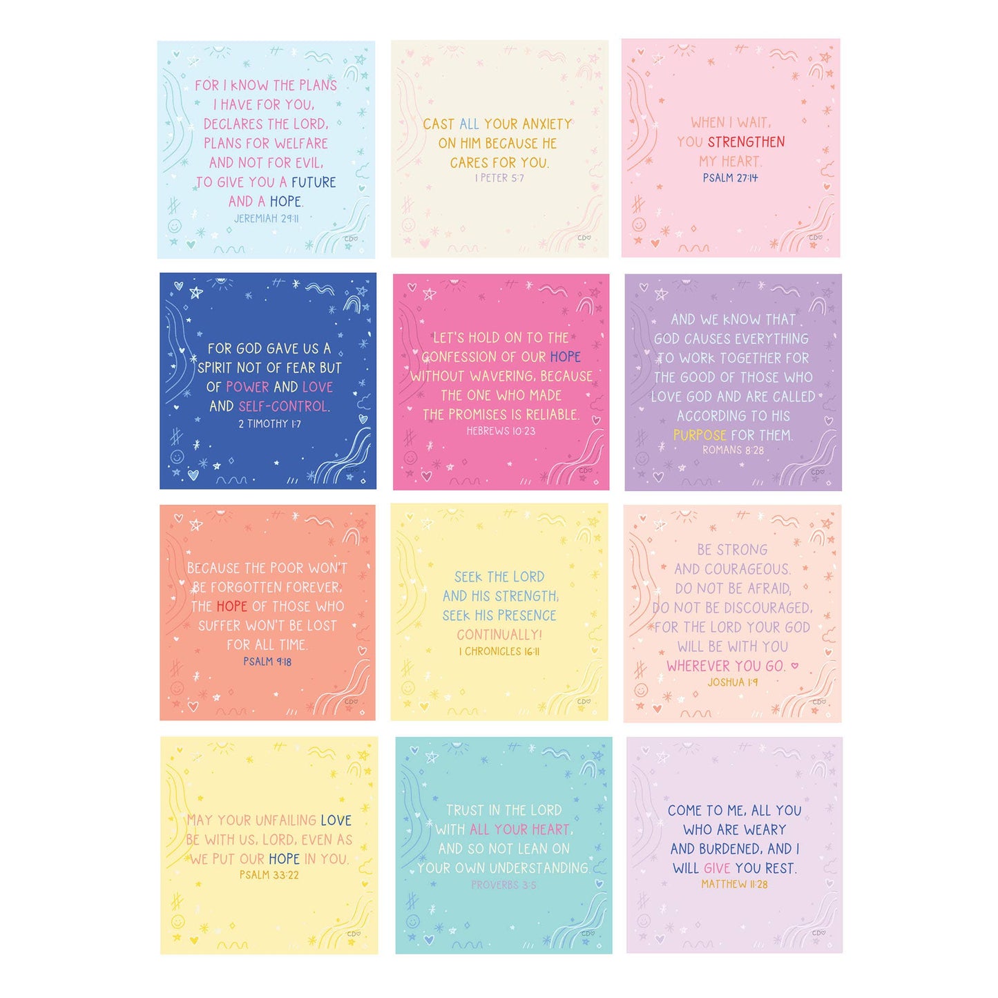 Verses For Hope Card Set