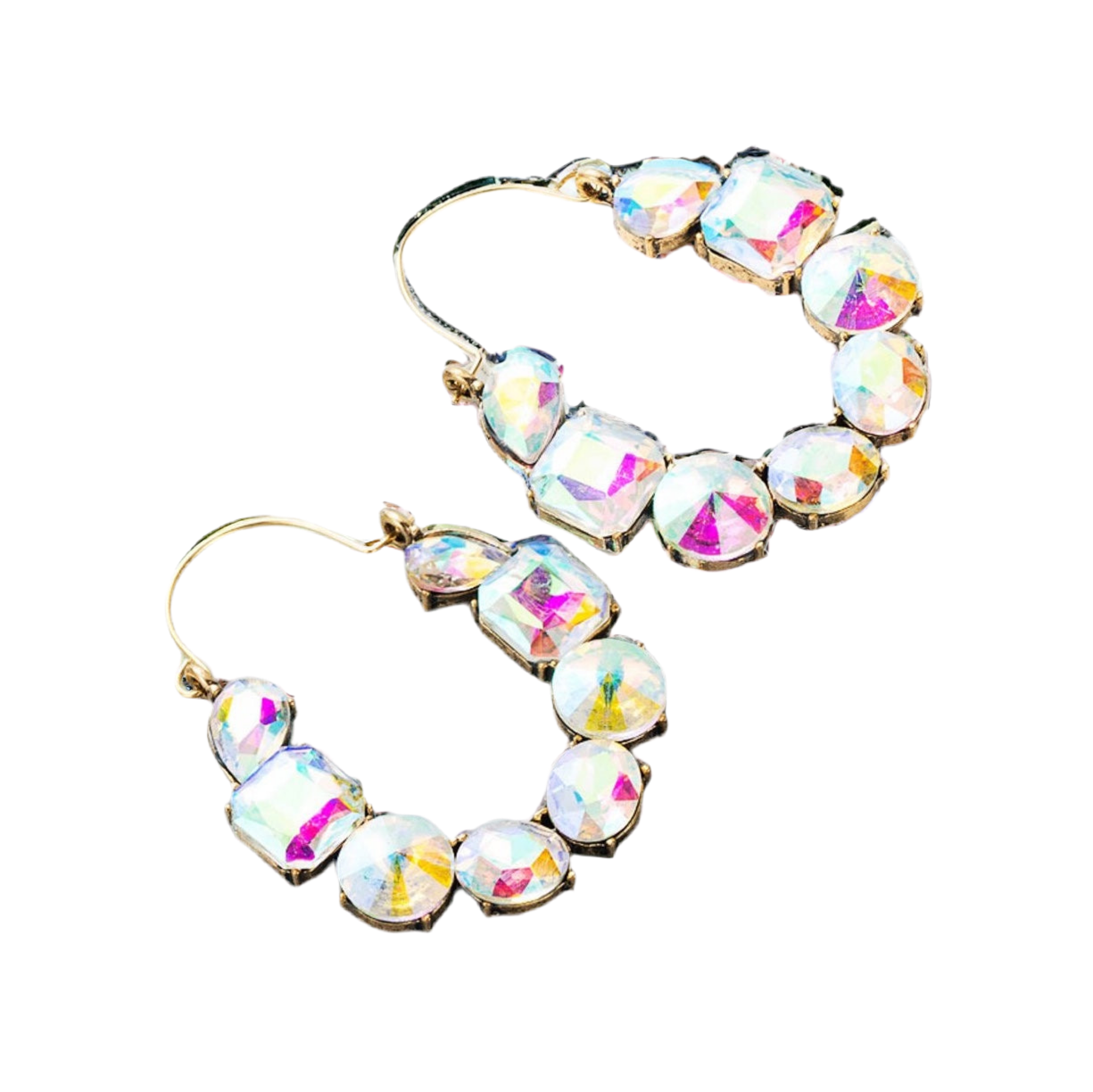 Iridescent Bling Earrings