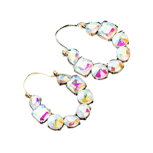 Iridescent Bling Earrings