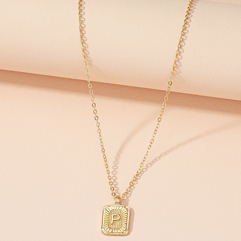 Gold Letter Necklace