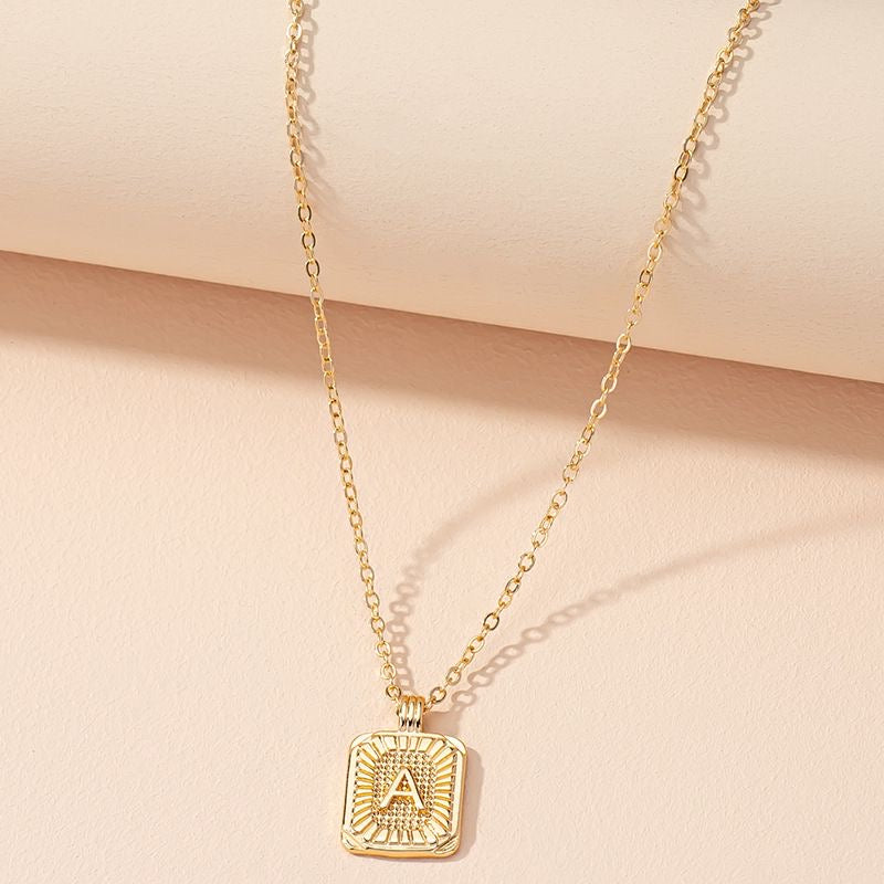 Gold Letter Necklace