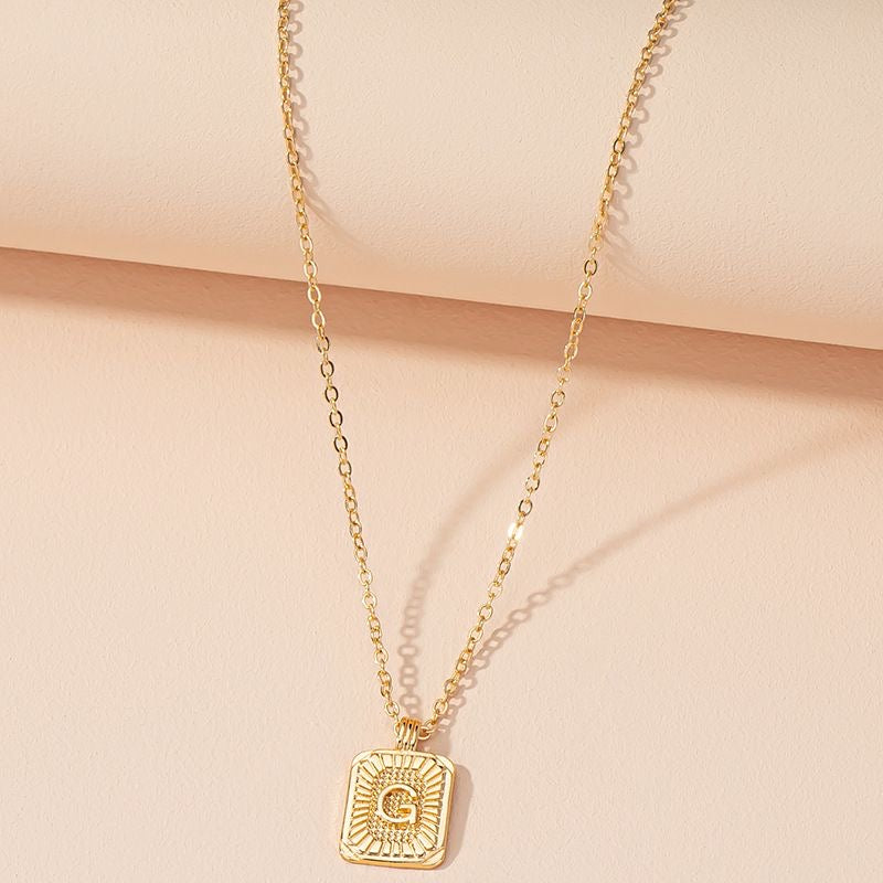 Gold Letter Necklace
