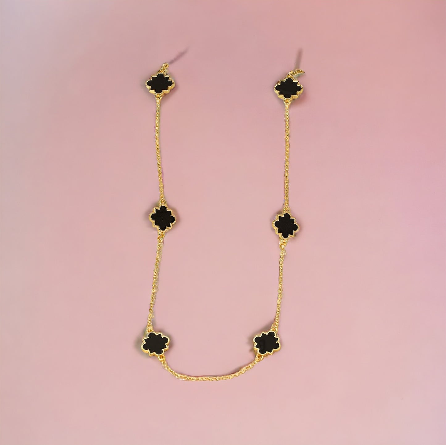 Gold & Black Accent Necklace