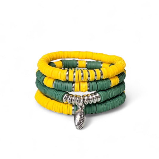 Football Green and Yellow Bracelet