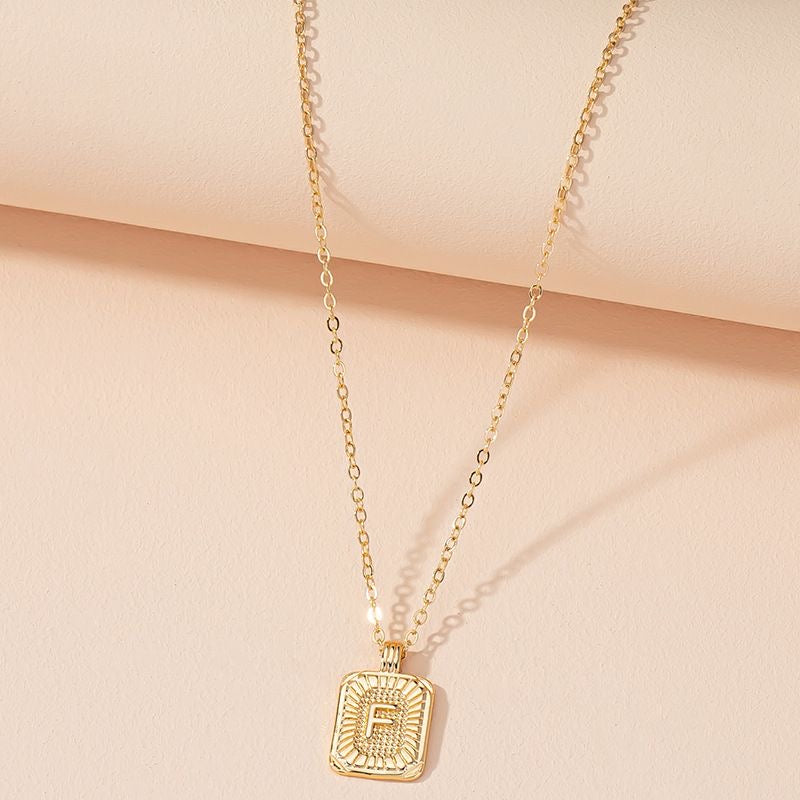 Gold Letter Necklace