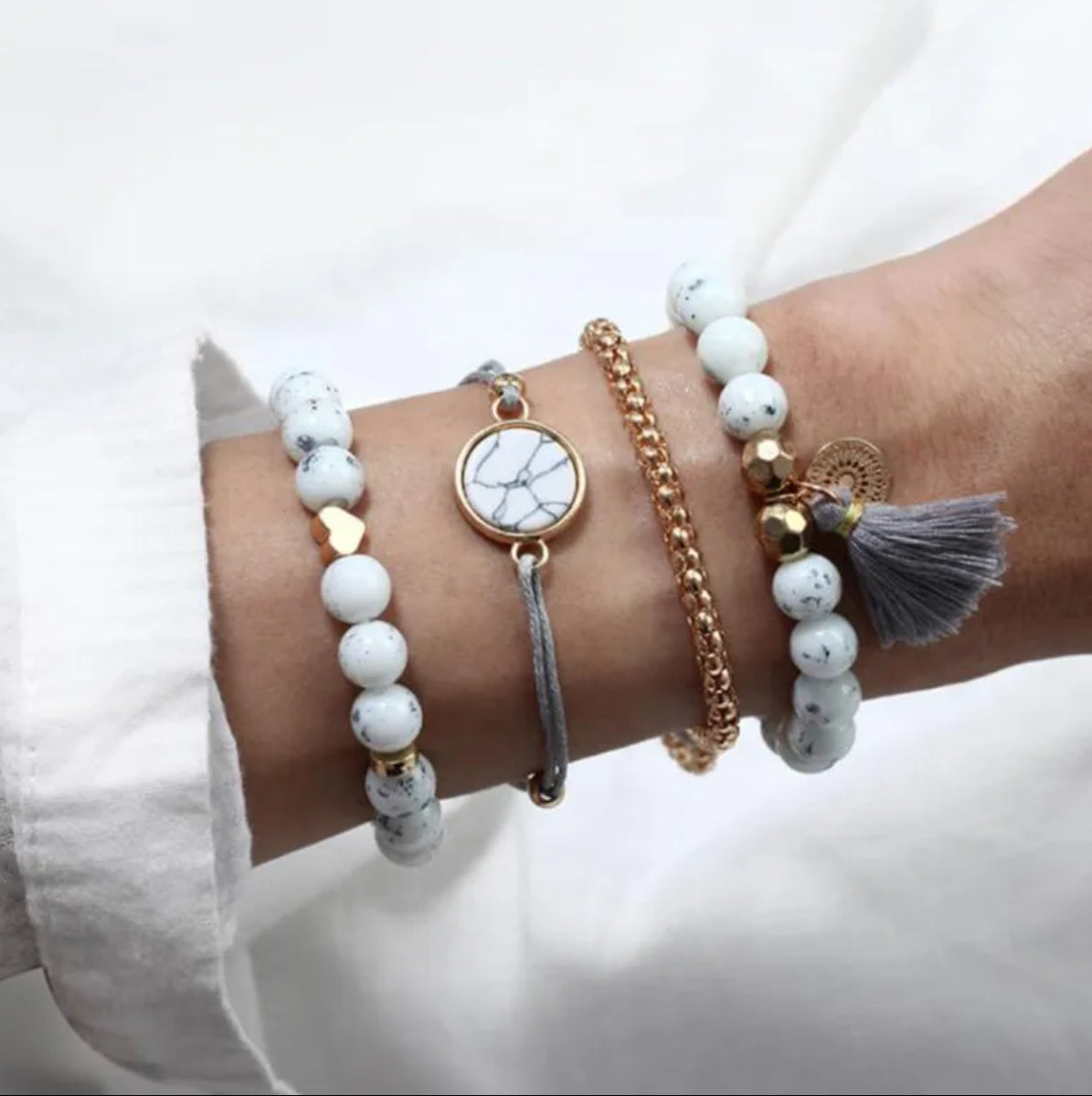 Marble Bracelet Set