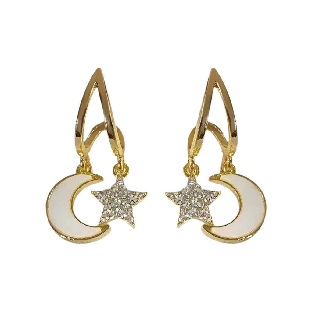 Moon & Star Earrings