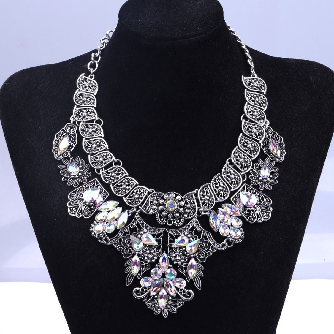 Crystal Bold Glamour Necklace