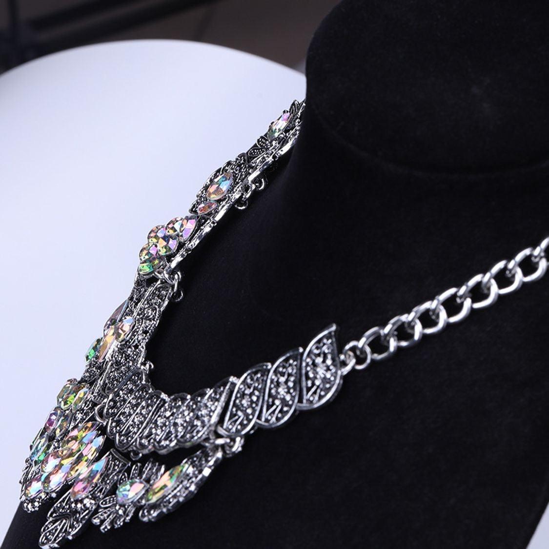 Crystal Bold Glamour Necklace