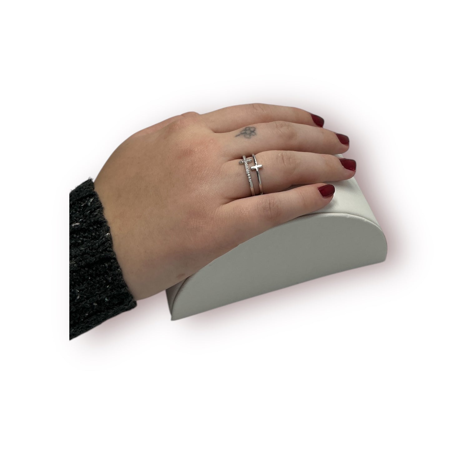 Cross Adjustable Ring