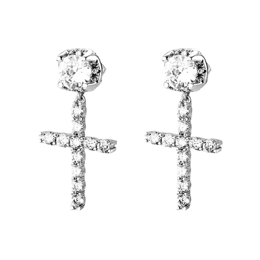 Cross Stud Earrings