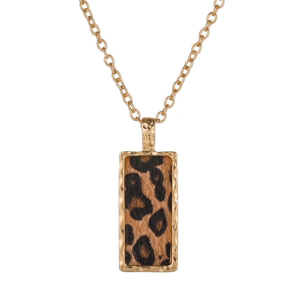 Leopard Long Necklace