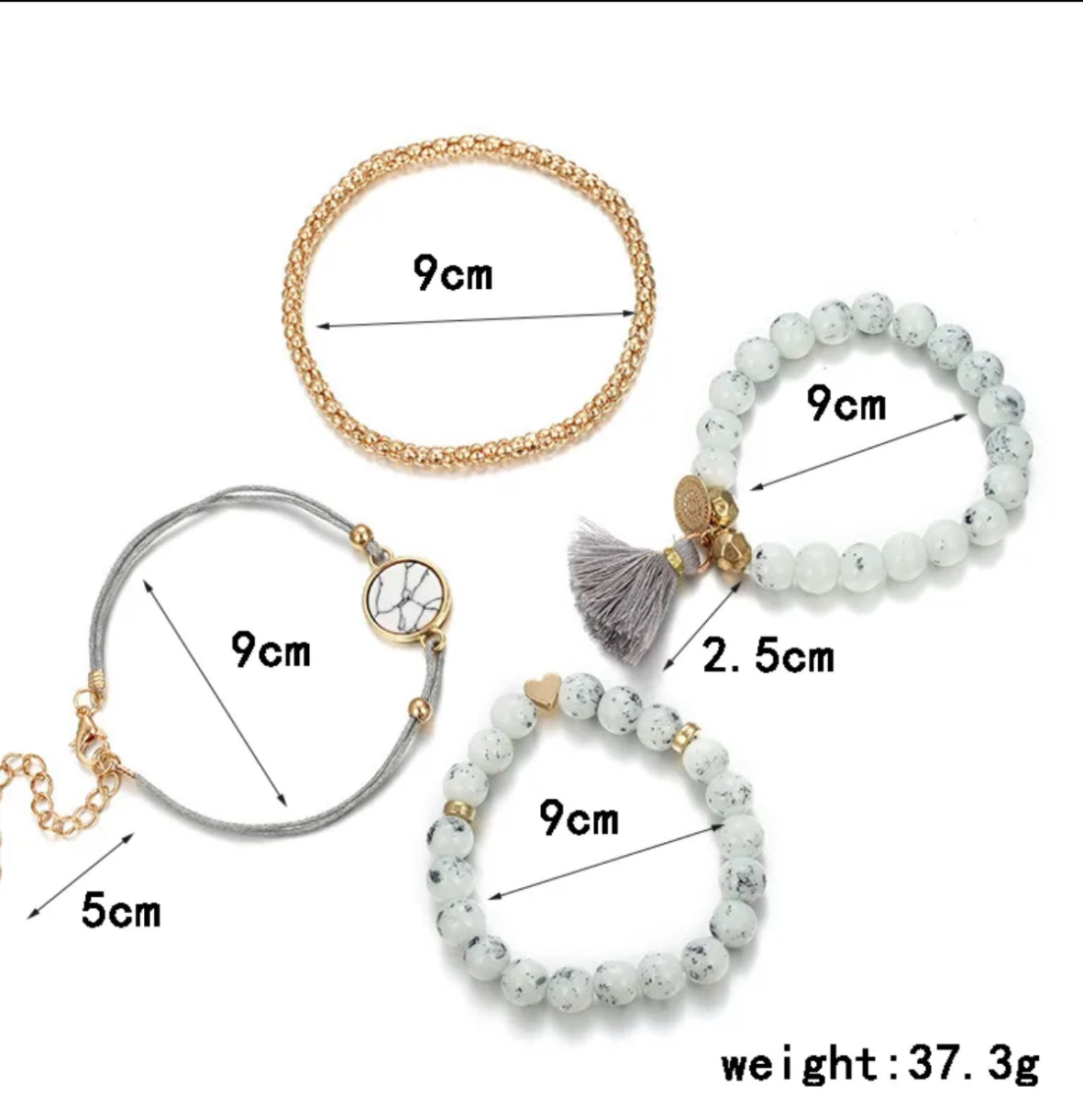 Marble Bracelet Set