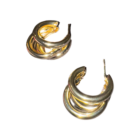 Hypoallergenic Gold Hoop Studs