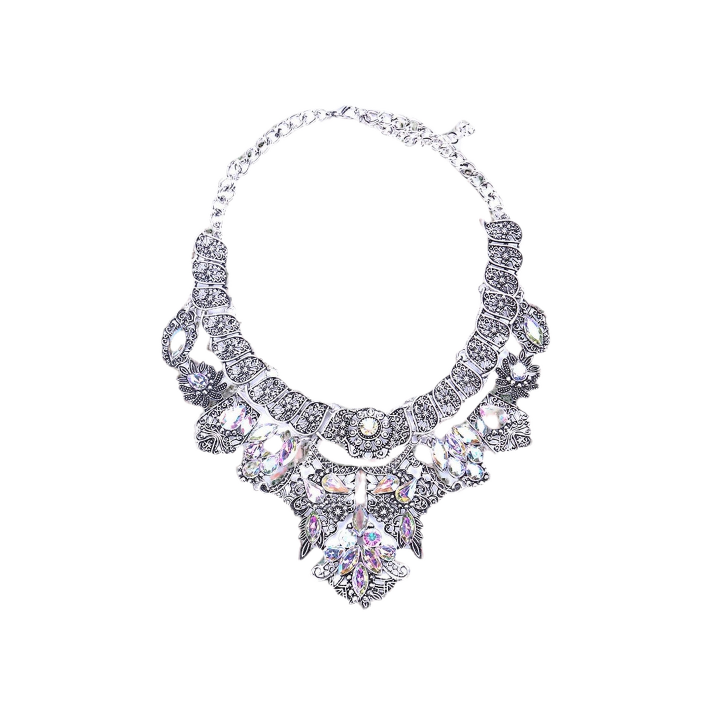 Crystal Bold Glamour Necklace