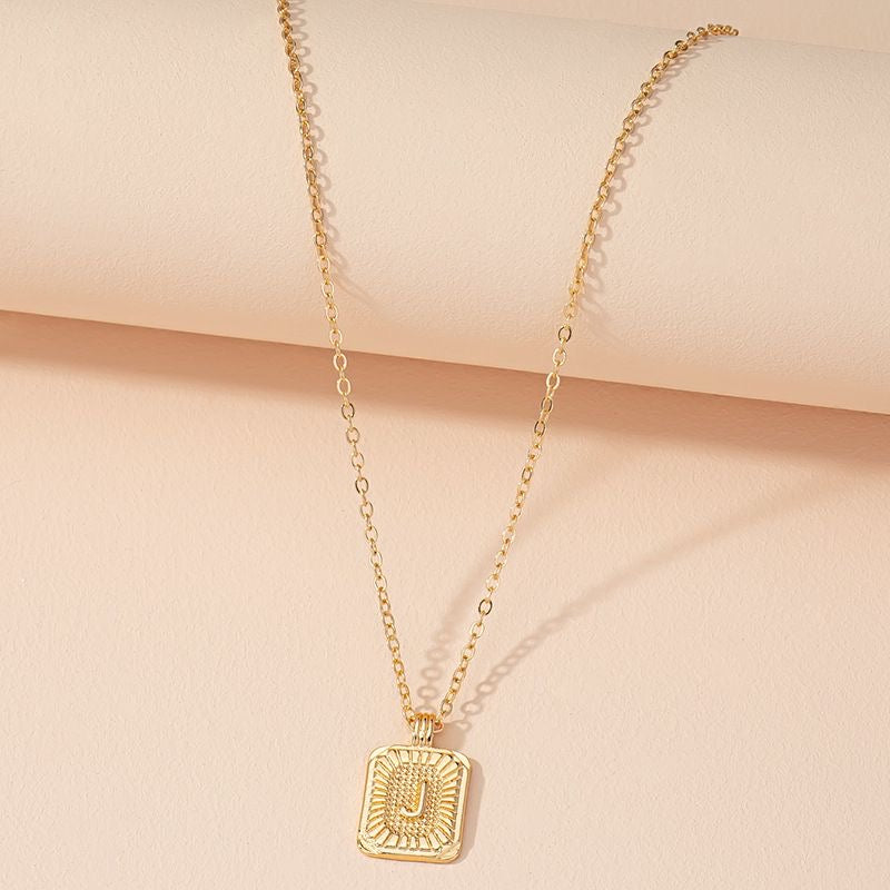 Gold Letter Necklace