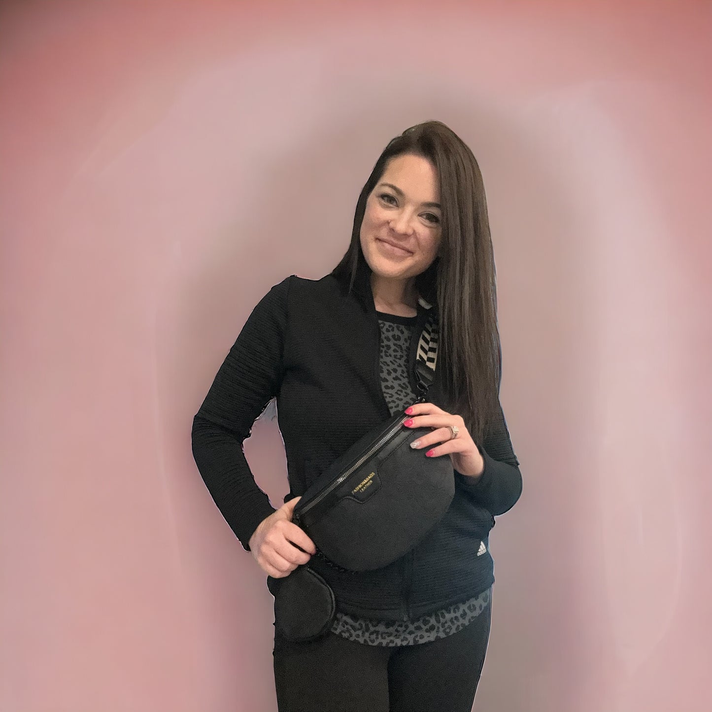 Embroidered Cross Body Bag