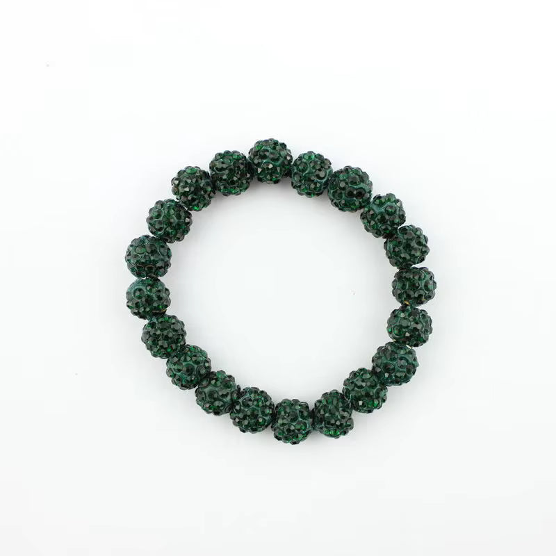 Green and Yellow Glitter Bracelets