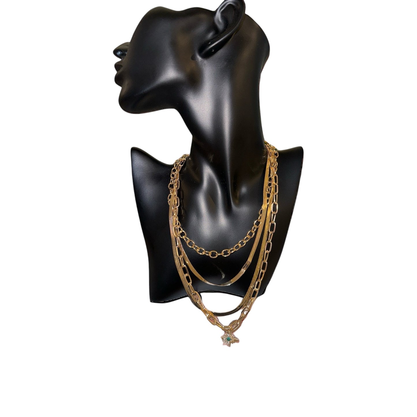 Gold Layered North Star Necklace