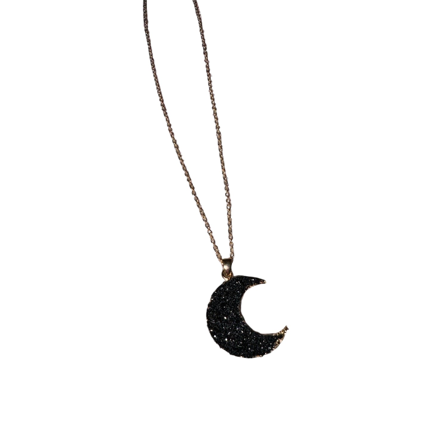 Crescent Glitter Necklace