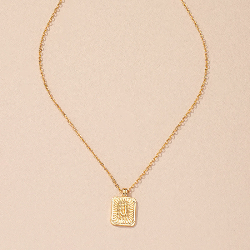 Gold Letter Necklace