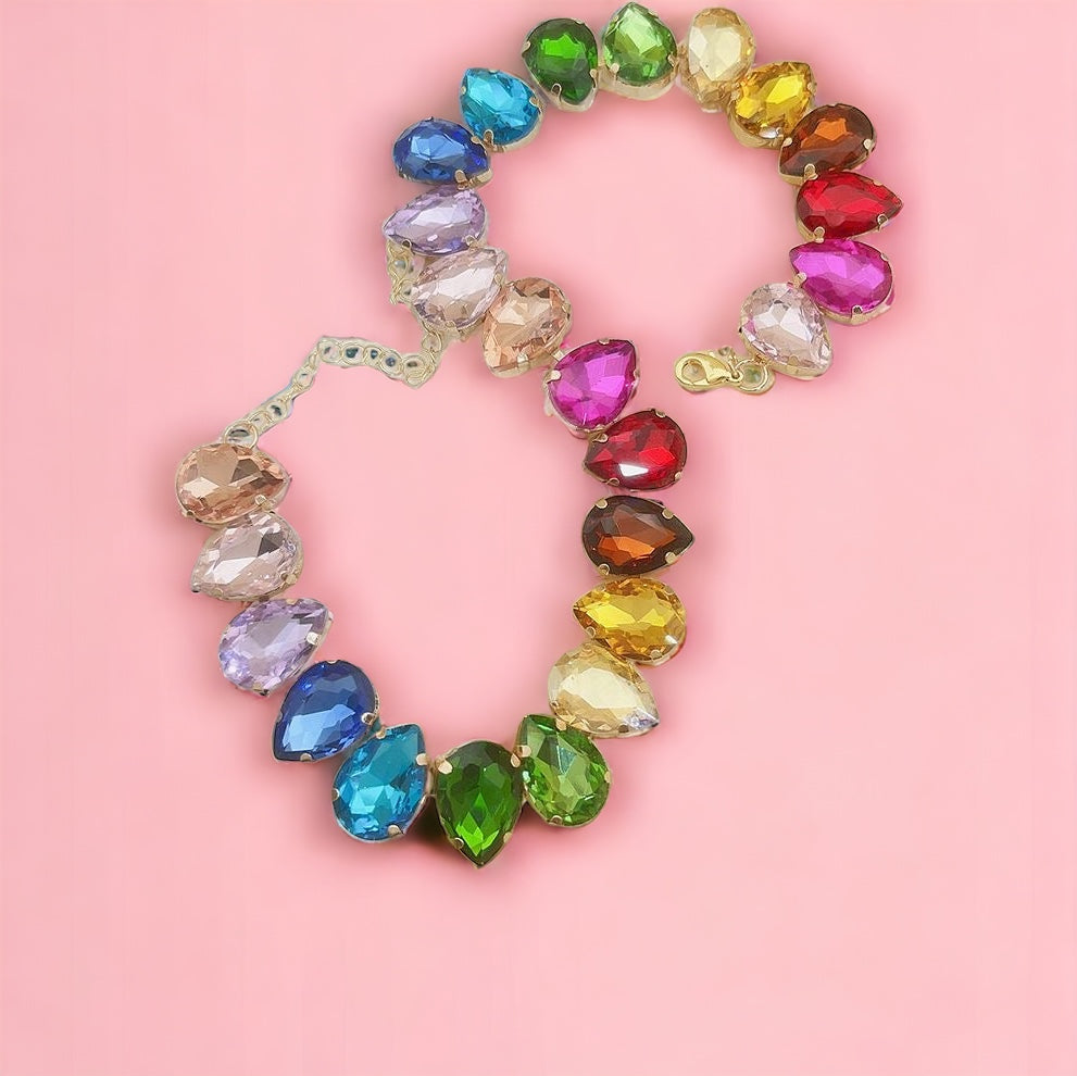 Rainbow Jewel Necklace