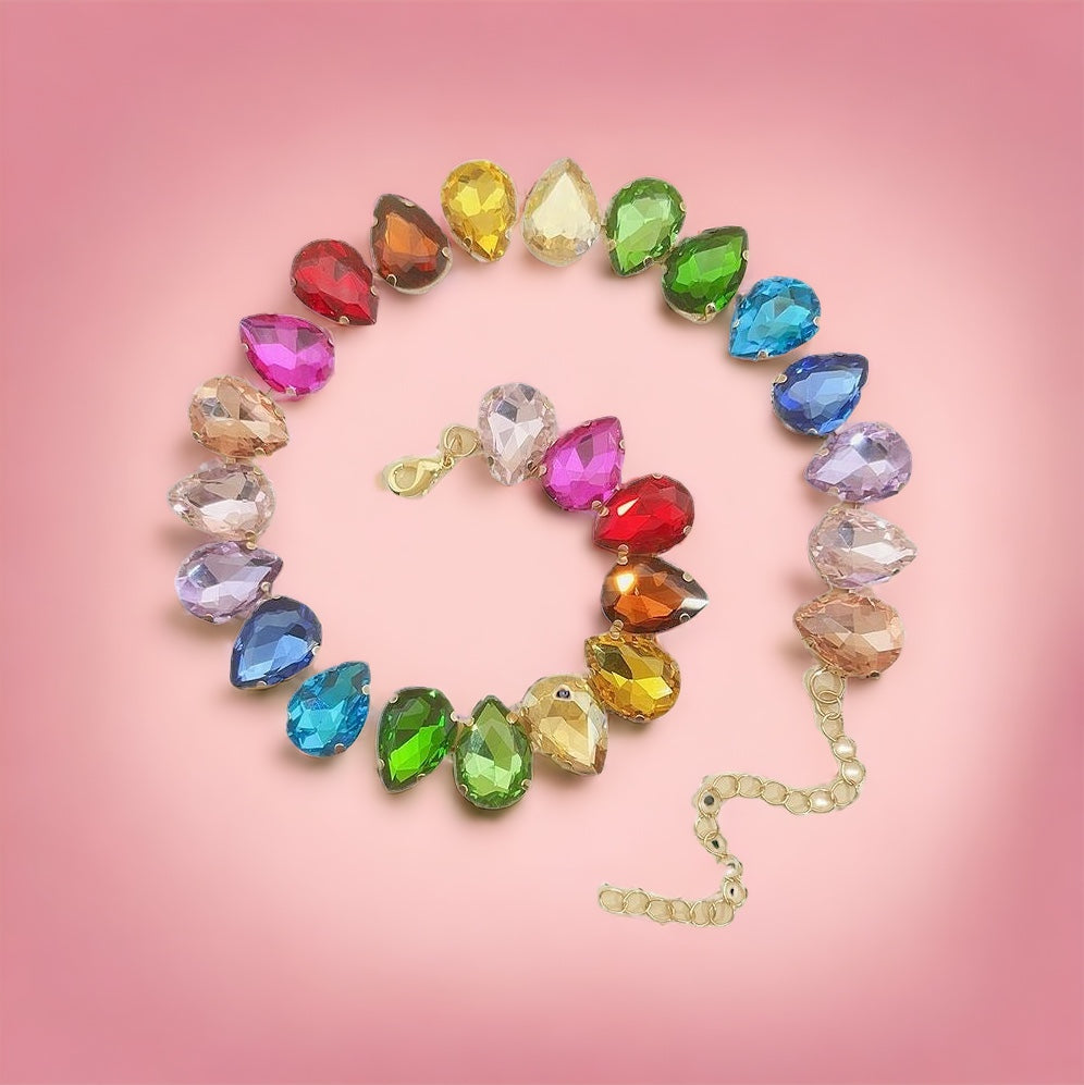 Rainbow Jewel Necklace