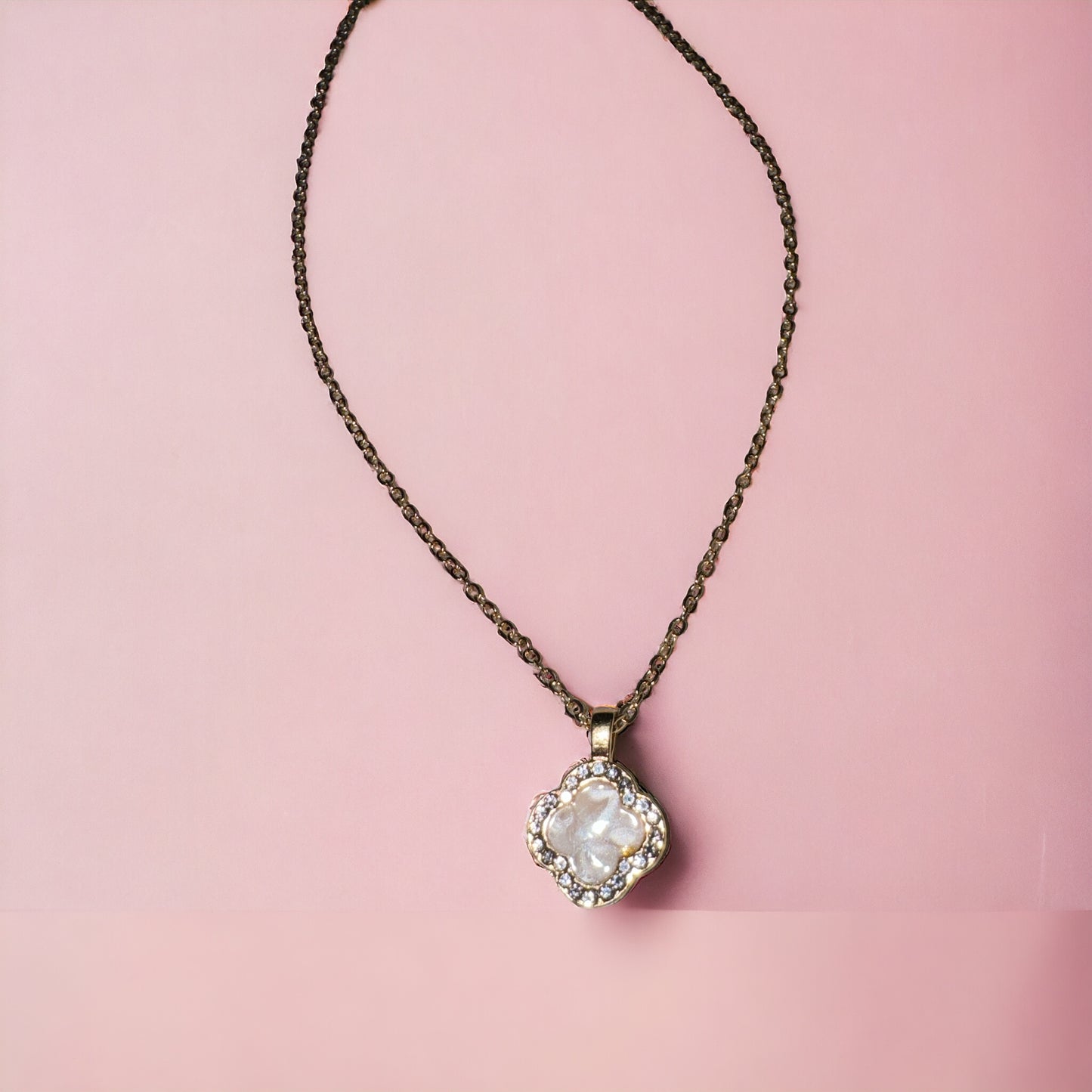 Rhinestone Pendant Necklace