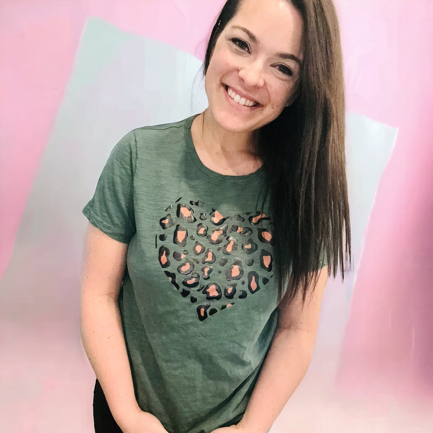 Green Leopard T-Shirt