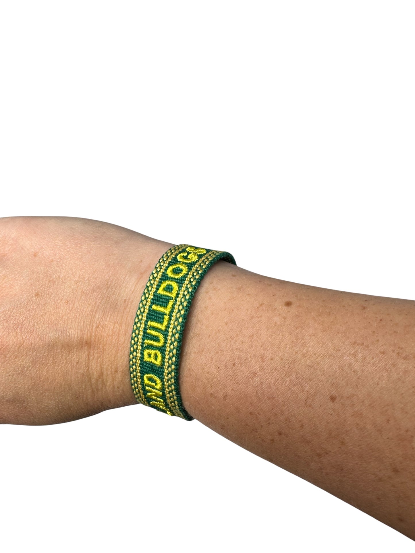 Bulldog Woven Bracelet
